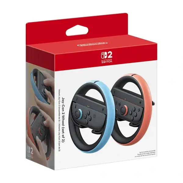 Volant Joy-Con 2 pour manette Joy-Con 2 – Lot de 2 volants – Compatible uniquement avec les manettes Joy-Con 2 et les jeux compatibles – Joy-Con 2 Wheel Pair — photo 3