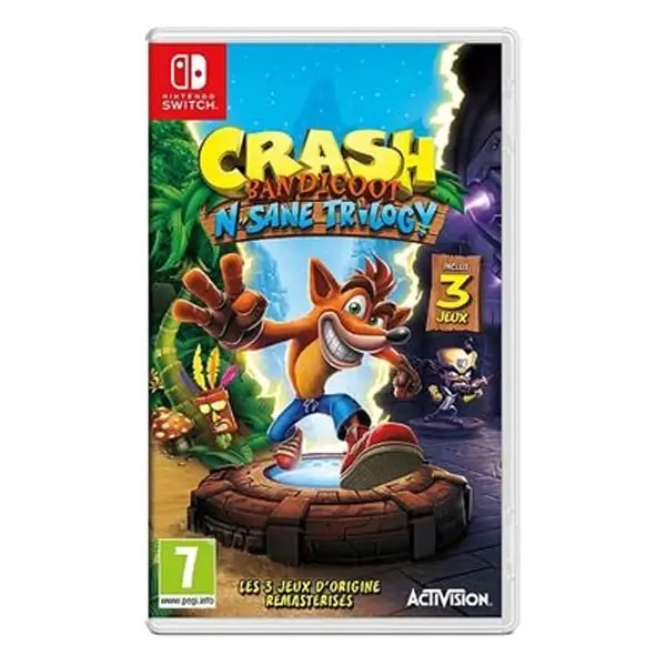 CD – Crash Bandicoot N Sane Trilogy – Jeu Nintendo — photo 1