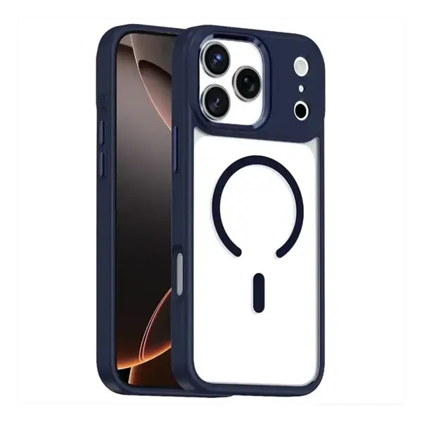 Coque pour iPhone 17 Pro Green Lion Titan – Compatible MagSafe – Anti-rayures – Protection de la caméra – Bleu – GNTITMG17PBL — photo 1