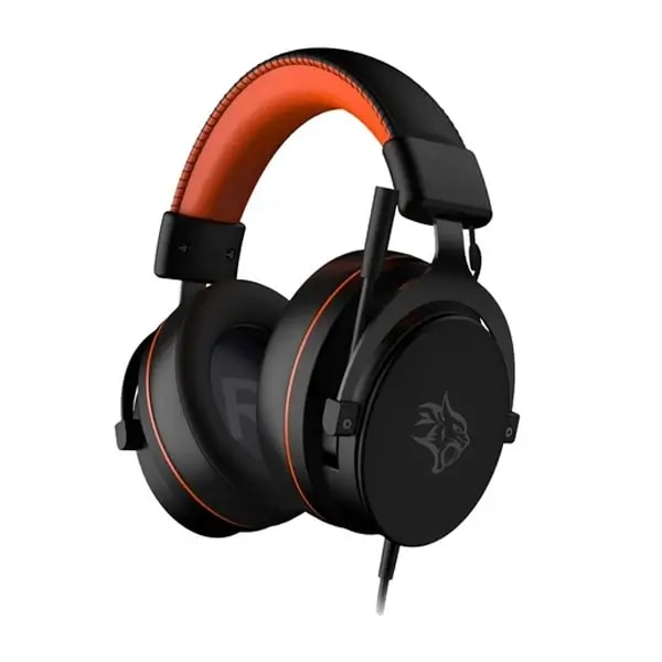Casque de jeu Porodo Gaming PC RGB ENC – Réduction de bruit – Longueur du câble de 1,5m – Contrôle d’accès facile – PDX417OGBK — photo 1