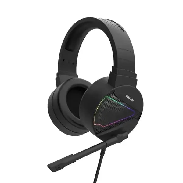 Casque de jeu Green Lion GP27X – Longueur du câble 2,1m – Compatible avec la plupart des consoles de jeux, PC et autres appareils – GNGP27XGHBK — photo 1