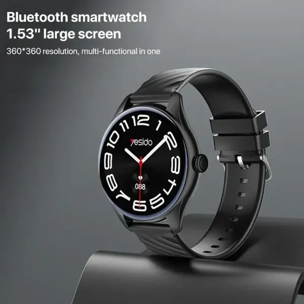 Montre connectée intelligente de suivi de Fitness Yesido – 7 à 10 jour d’autonomie – BT – Écran 1,53″ – Prise en charge des appels – Fréquence cardiaque – IO43 — photo 2