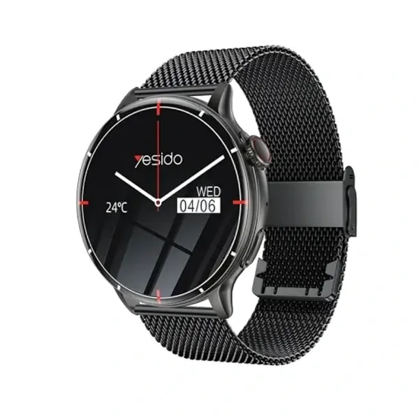 Montre connectée intelligente avec appel BT HD Yesido – 10 jours d’autonomie – Écran tactile – IPX-6 – Suivi de la Santé et du sommeil – IO28 — photo 1
