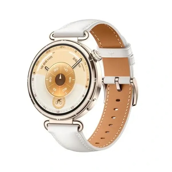 Montre connectée Huawei Watch GT6 – 41mm – 1,32″ – Jusqu’à 21 jours d’autonomie – BT -GPS – IP68 + IP69 (50m) – Android et IOS – bracelet en cuir blanc – KSU-B19 — photo 2