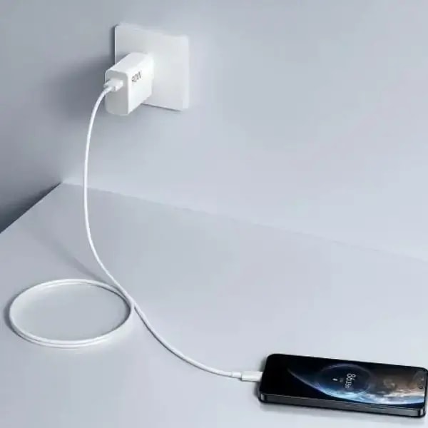 Chargeur secteur de téléphone rapide Xiaomi Hypercharge Combo – 90W – Type-A vers câble de données Type-C – BHR9459EU — photo 2
