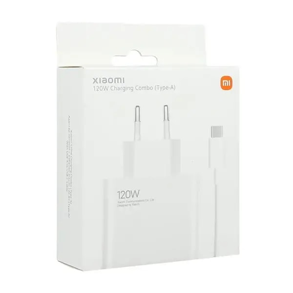 Chargeur de téléphone rapide Xiaomi Hypercharge Combo – 120W – USB vers Type-C – BHR9462EU — photo 2