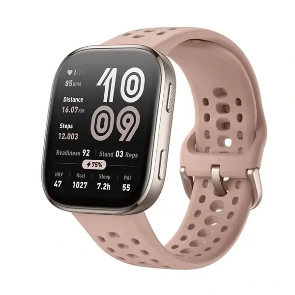 Montre connecté Amazfit Bip 6 – Écran AMOLED 1,97″ – Écran tactile – Jusqu’à 14 jours – Farde rose — photo 1