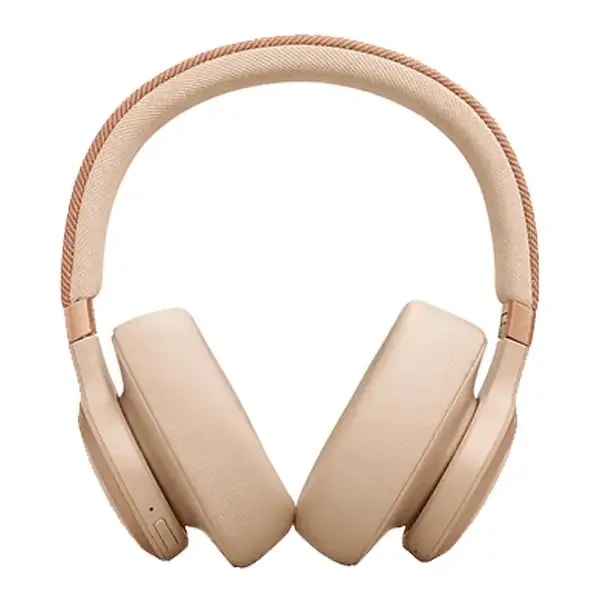 Casque JBL Live 770NC – 65h d’autonomie – Réduction de bruit adaptive – BT 5.3 – Assistance vocale – Beige — photo 1
