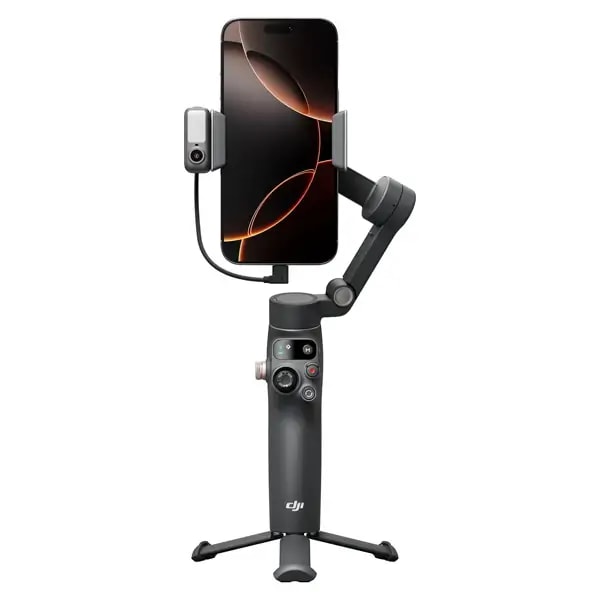 Stabilisateur de téléphone Gimbal DJI Osmo Mobile 8 – Attache magnétique – Portrait/Paysage – 10h d’autonomie – BT 5.3 – Barre d’extension intégrée — photo 2