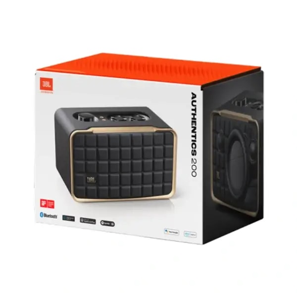 Enceinte bluetooth portable classic JBL Authentics 200 – 90W – BT 5.3 – Wifi – Assistant Google et Alexia – Noir — photo 4