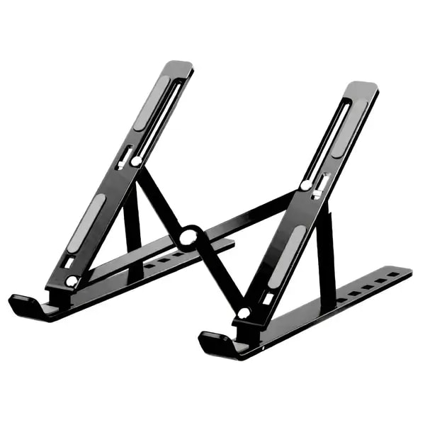 Support pour PC OLA – Pliable et réglable à 7 niveaux – Matière en Aluminium – De 11” à 17” – Antidérapant