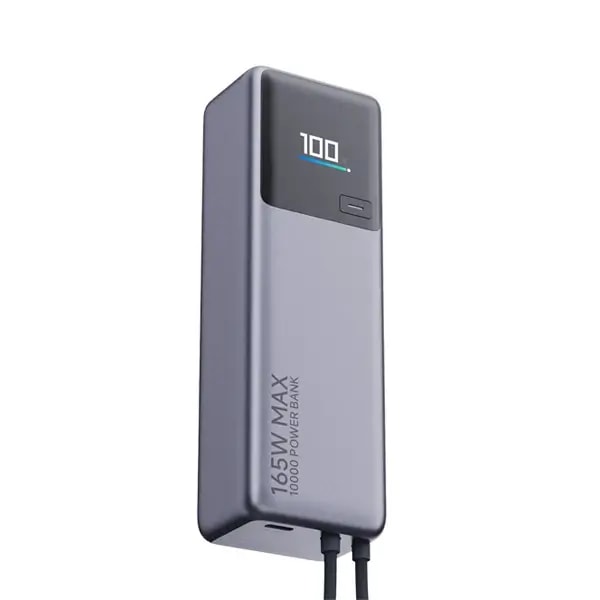 Powerbank Xiaomi 165W – 10000mAh – Charge Smartphone & PC – Ultra-Rapide avec Câble USB-C Intégré – BHR9361GL – Gris — photo 3