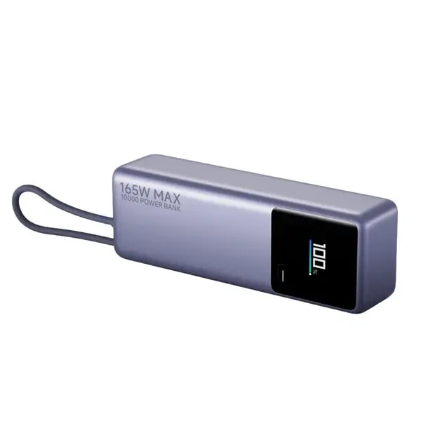Powerbank Xiaomi 165W – 10000mAh – Charge Smartphone & PC – Ultra-Rapide avec Câble USB-C Intégré – BHR9361GL – Gris — photo 4