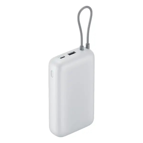 Powerbank Xiaomi 22,5W – 20000mAh – câble USB Type-C intégré – BHR9738GL – Gris Clair — photo 2