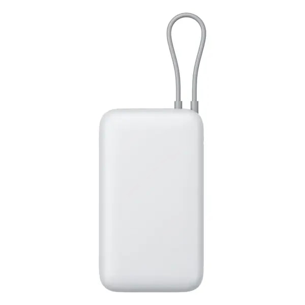 Powerbank Xiaomi 22,5W – 20000mAh – câble USB Type-C intégré – BHR9738GL – Gris Clair — photo 5