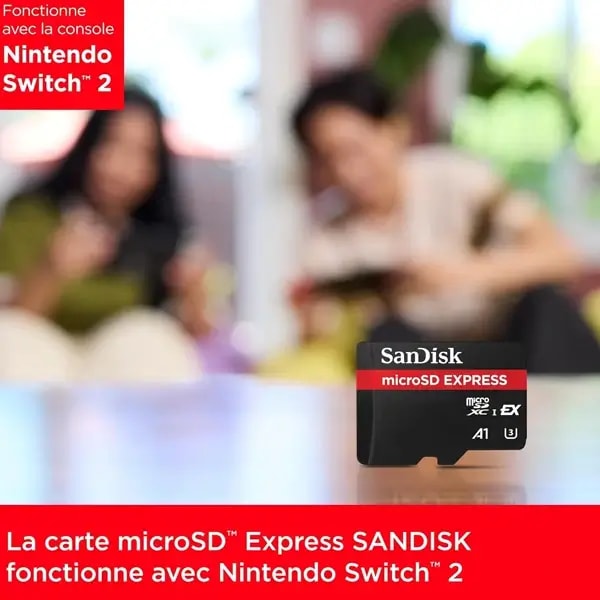 Carte mémoire SanDisk microSD Express – 256Go – Compatible avec les produits DJI et Nintendo Switch 2 – SDSQXFN-256G-GN4NN — photo 2