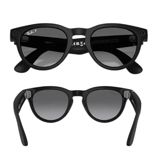Lunette connectée Ray-Ban Wayfarer Matte Black 2e génération – Polar gradient graphite – Monture mat noir – 32Go – 8h d’autonomie – Wifi – BT – Android et IOS – RW4012 — photo 1