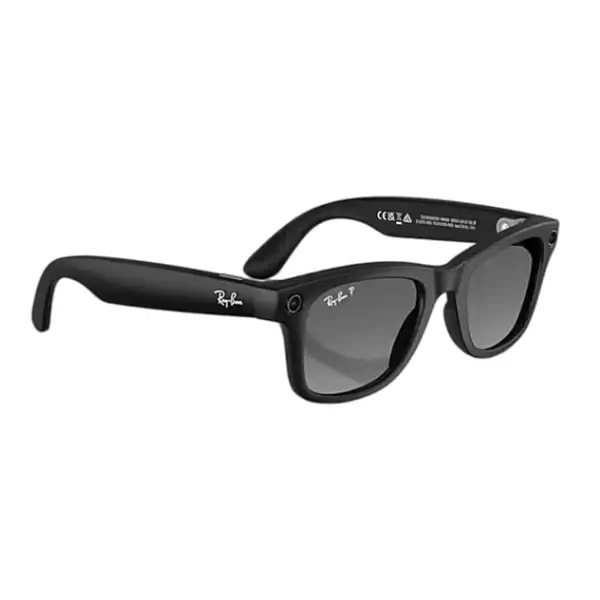 Lunette connectée Ray-Ban Wayfarer Matte Black 2e génération – Polar gradient graphite – Monture mat noir – 32Go – 8h d’autonomie – Wifi – BT – Android et IOS – RW4012 — photo 2