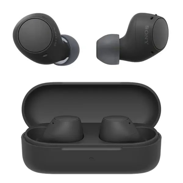 Écouteurs sans fil Sony WF-C510 – 11h d’autonomie plus 11h encore avec l’étui de charge – BT – Connexion multipoint – Basses puissantes – Noir — photo 1