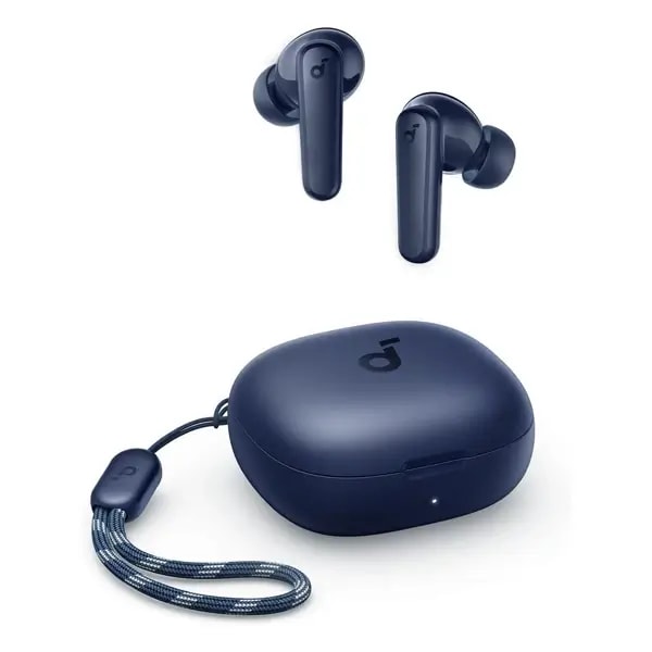 Écouteurs Soundcore R50i – 30h d’autonomie – BT 5.3 – IPX5 – Appels clairs par IA avec 2 micros – Bleu – A3949H32 — photo 1