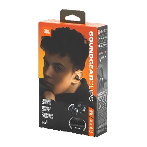 Écouteur JBL SOUNDGEAR CLIP – 8h d’autonomie – IP54 – BT 5.4 – Ouvert à conduction aérienne – Noir — photo 4