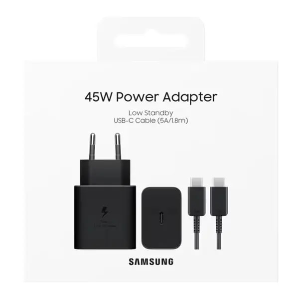 Chargeur Samsung (5A/1.8m) – 45W – Type-C – Longueur du câble 1,8m – EP-T4511XBEGRU — photo 2