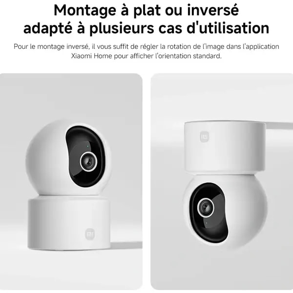Caméra de surveillance intérieure Xiaomi C302 – 360°- 2K – Détection IA – Alexa et Google – BHR08SVGL — photo 2