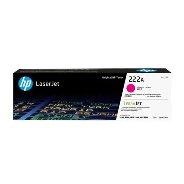 Cartouche de Toner HP 222A – Magenta – Originale — photo 1