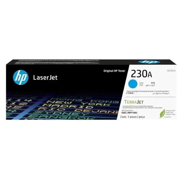 Cartouche de Toner HP 230A – Cyan – Originale — photo 1