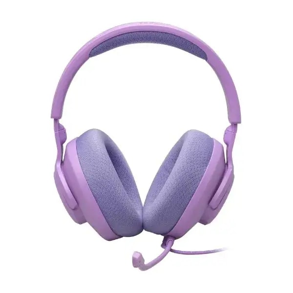 Casque gaming filaire JBL Quantum 100M2 – Câble 1,2m – Microphone amovible – Compatible avec PC, Xbox, PlayStation, Switch, mobile, Mac, VR – Violet — photo 2