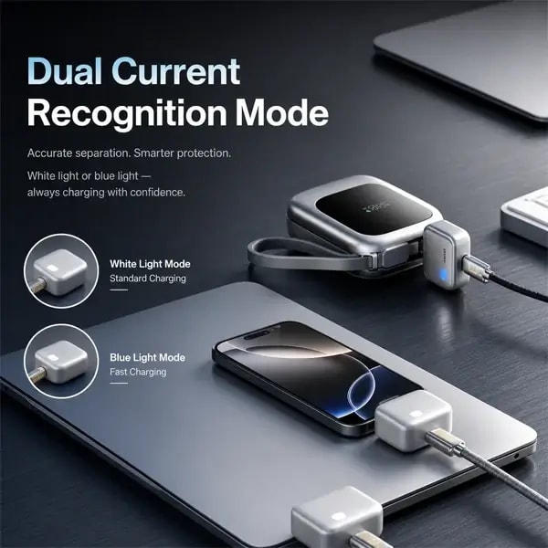 Protection de charge intelligente Kuwajia – 140W – USB-C – Pour Android, Tablette, iPhone et Switch – GUARD EVERY CHARGE — photo 2