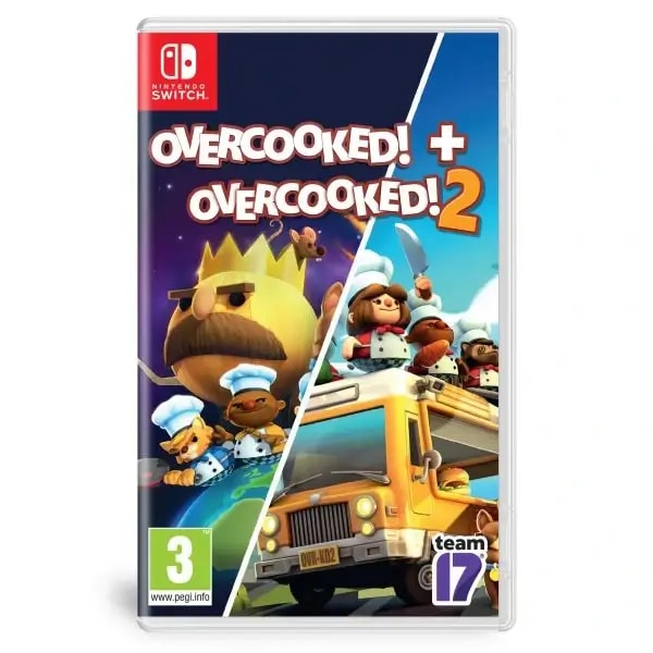 CD – Overcooked! + Overcooked! 2 – Jeu Nintendo Switch — photo 1
