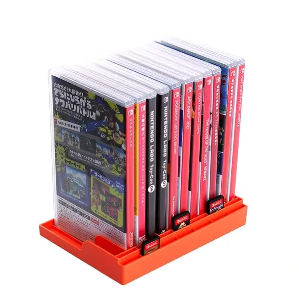 Plateau de rangement 2en1 pour cartes de jeu pour Nintendo Switch, Switch 2, Dobe Game Card Storage Tray, autre vue