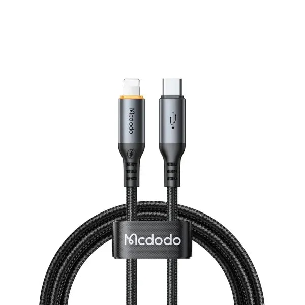 Câble de charge Mcdodo Cab Luma – 36W – Type-c vers Lightning pour iPhone – 1.2m – Arrêt automatique