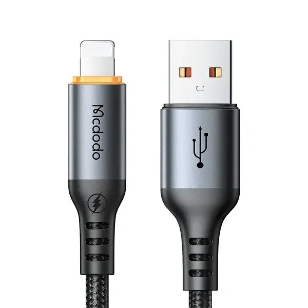 Câble de charge Mcdodo Cab Smart 3A – USB vers Lightning pour iPhone – 1.2m – Arrêt automatique