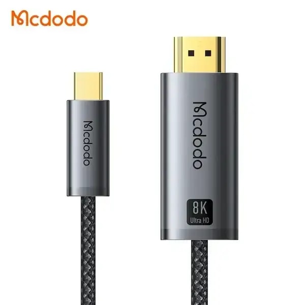 Câble adaptateur Mcdodo Cab Flow – Type-C vers HDMI – 8K – 2m – Pour transmissions d’images Ultra nette – CA-8040 — photo 1