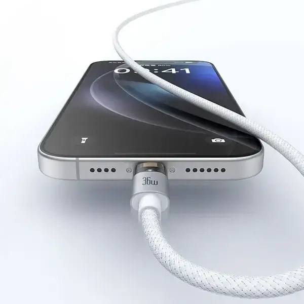 Câble de charge Mcdodo – 36W – Type-C vers Lightning pour iPhone – 1.2m – Voyant lumineux, autre vue