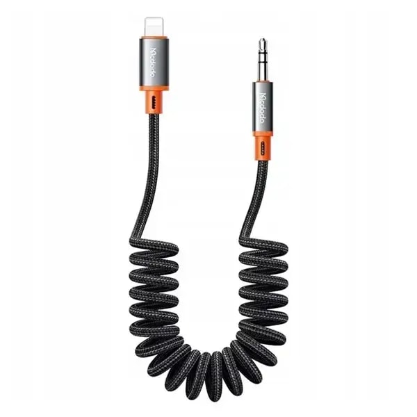 Adaptateur en câble Mcdodo – Lightning pour iPhone vers port Aux – 1.8m – Pour casque, haut-parleur, téléphone – CA-0890 — photo 1