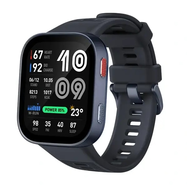 Montre connectée Amazfit Bip Max – 20Jrs d’autonomie – Écran 2,07″ AMOLED – 4Go de stockage – Mesures de santé avancées – Bleu foncé — photo 1