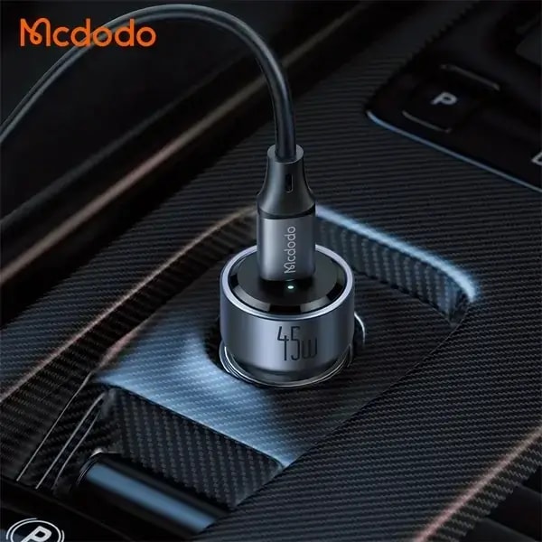 Chargeur de voiture Mcdodo NeoEco – 45W – 1 ports Type-C intégré – Voyant LED d’état de charge – CC-1520 — photo 2
