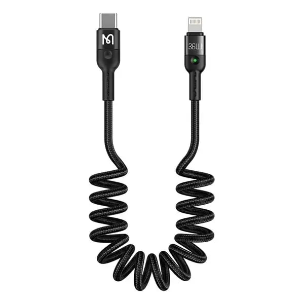 Câble de charge flexible Mcdodo – Type-c vers Lightning pou iPhone – Puissance 36W – 1,8m