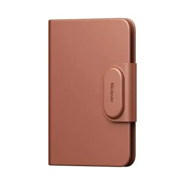 Porte-passeport connecté avec localisateur Find My Mcdodo Napa Pro – Buzzer intégré de 90 dB – Marron – AT-4181 — photo 1