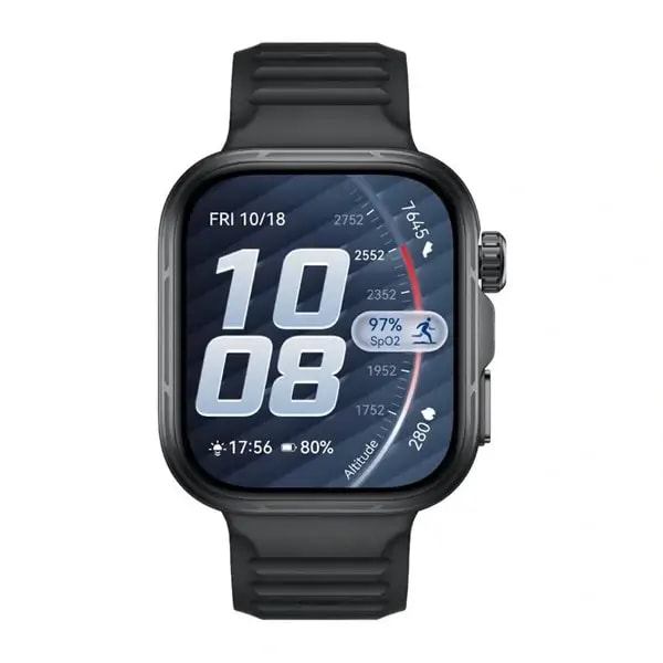 Montre connectée Huawei Watch Fit 5 Pro – 10Jrs d’autonomie – 1,92″ – 64Go – GPS – Cartes de golf intégrées – Noir – NKI-B29 — photo 1