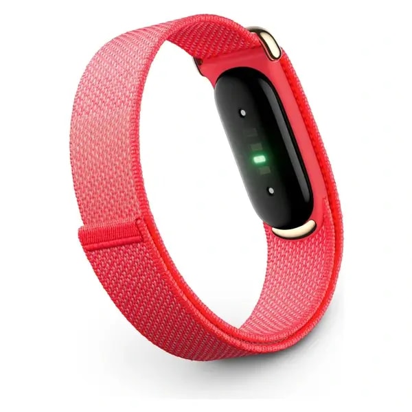 Fitbit Air Google Bracelet connecté sans écran – Traceur d’activité Bien-être, Santé, Lifestyle, Sport – 7Jrs d’autonomie – BT 5.0 – Rouge — photo 2