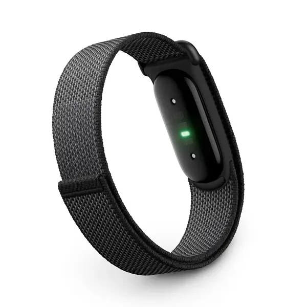 Fitbit Air Google Bracelet connecté sans écran – Traceur d’activité Bien-être, Santé, Lifestyle, Sport – 7Jrs d’autonomie – BT 5.0 – Noir — photo 2