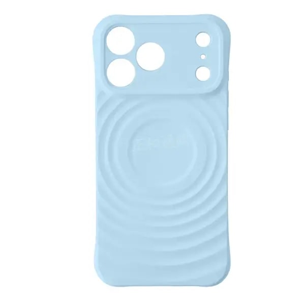 Coque pour iPhone 17 Pro Max All Match – MagSafe intégré – Modèle de caméra fermée – Silicone – Bleu