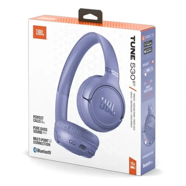 Casque JBL Tune 530BT – 76h d’autonomie – BT – Pure basse audacieuse et immersive – Lavande — photo 3