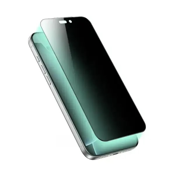 Antichoc de téléphone Green Lion Anthony 360° Privacy – Pour iPhone 17 Pro – Anti traces de doigts – Noir – GNANTPV17PBK — photo 2
