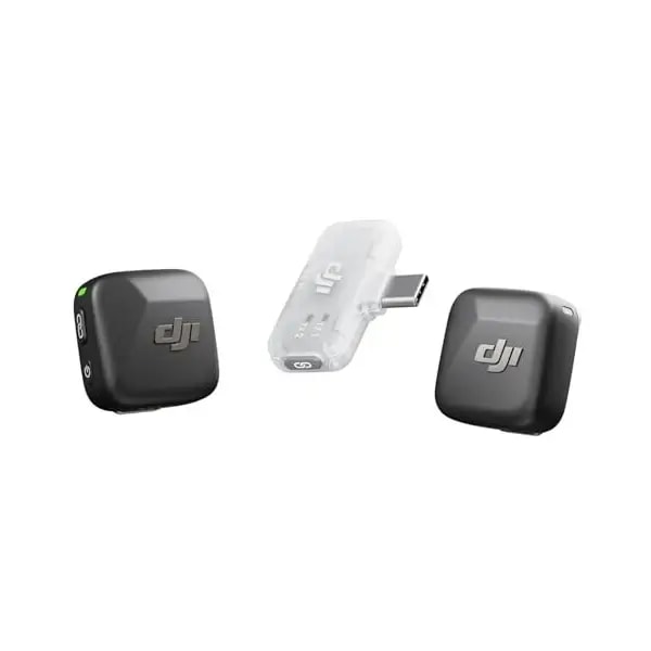 Micro cravate DJI Mic Mini – 2 Transmetteur TX + 1 Récepteur RX mobile Type-C – BT 5.3 – Portée 400M – 48h d’autonomie – ANC à deux niveaux – DM3050 — photo 1