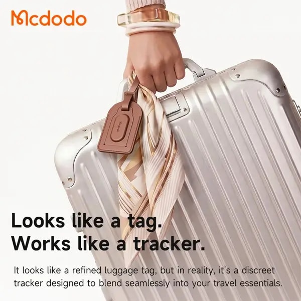 Étiquette connecté avec localisateur Apple Find My Mcdodo Napa Pro – Pile de 220mAh – Autonomie plusieurs mois – Mode perdu – AT-3791 — photo 2